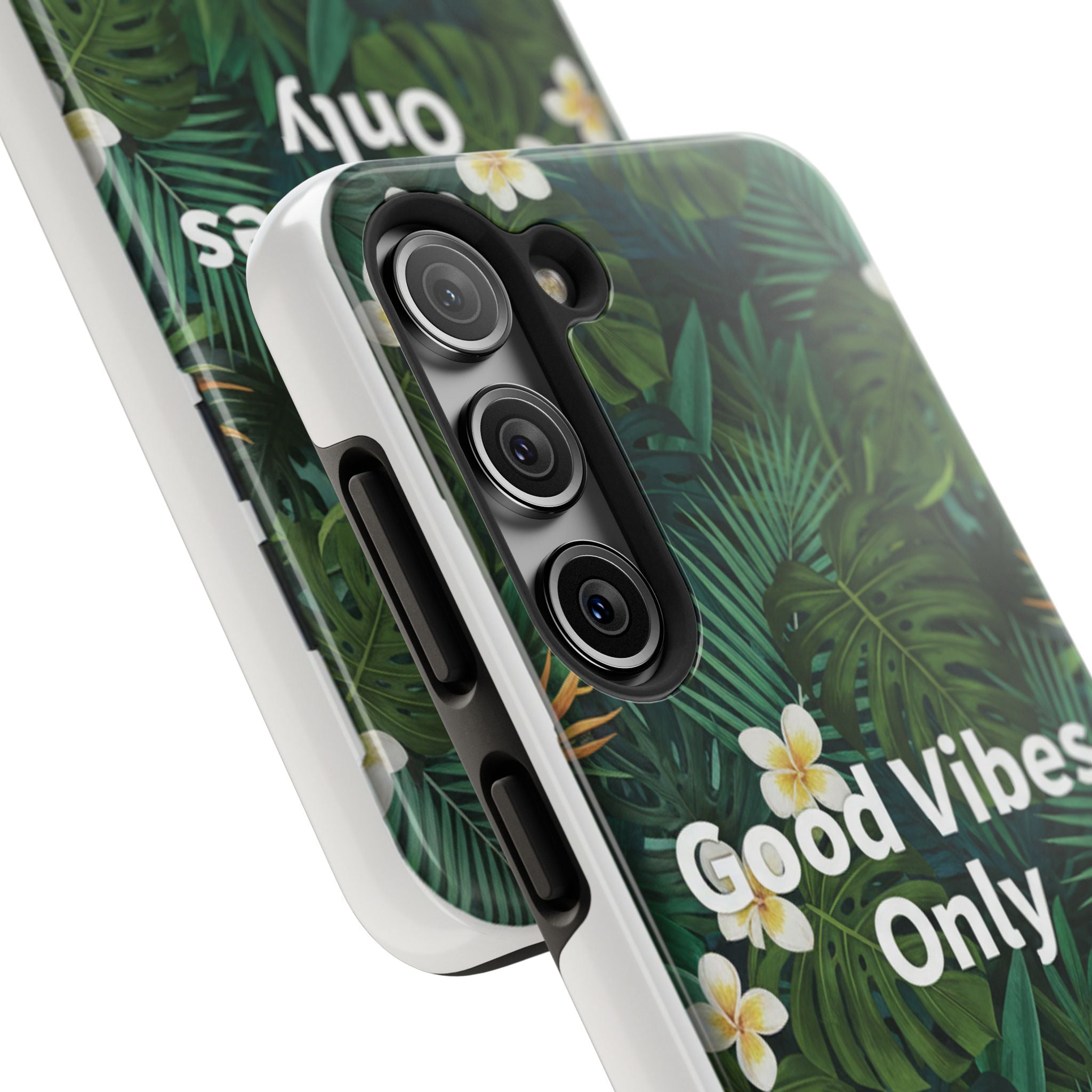 Tropical Leaves Phone Case | Good Vibes Only