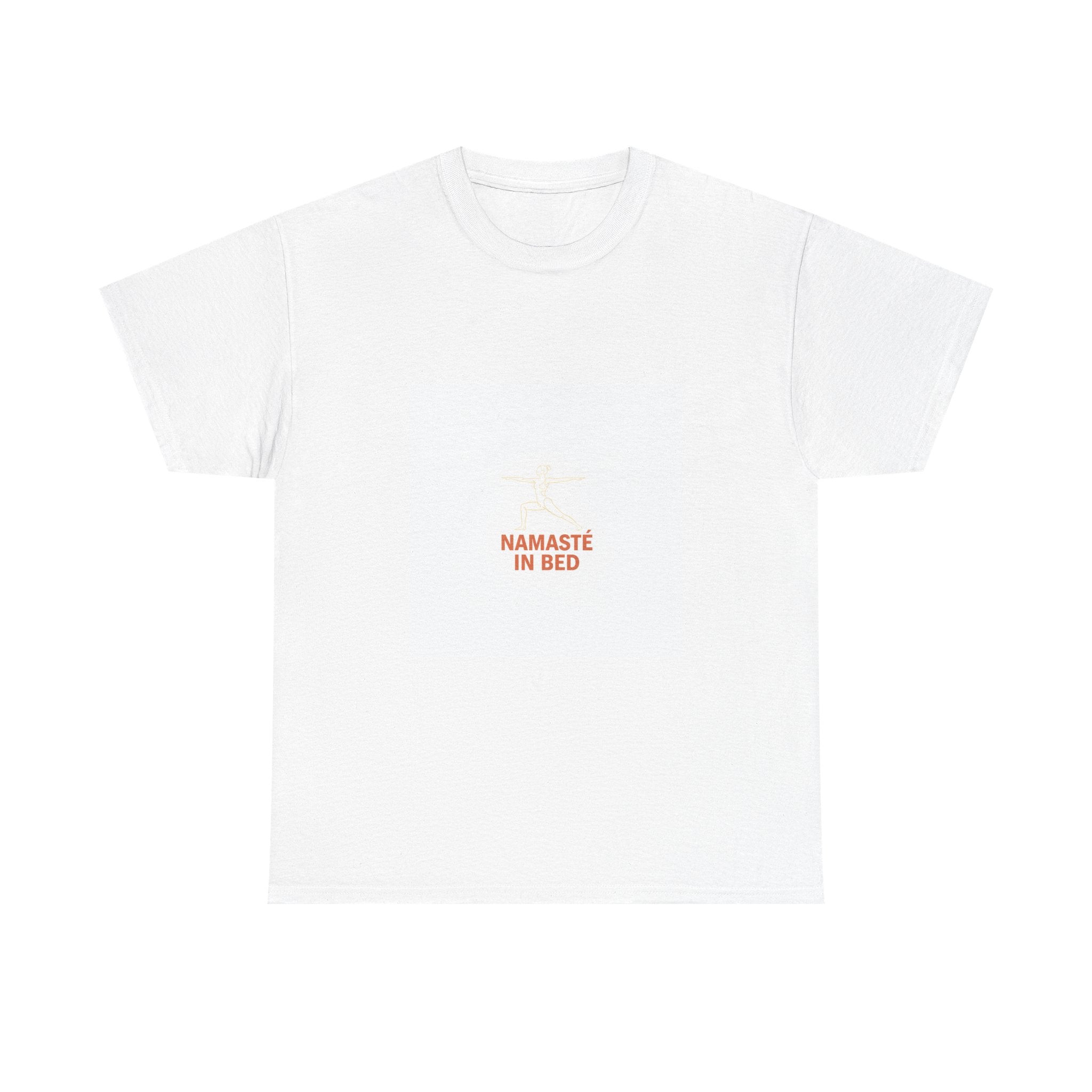 Namaste In Bed T-Shirt | Funny Yoga Humor Tee