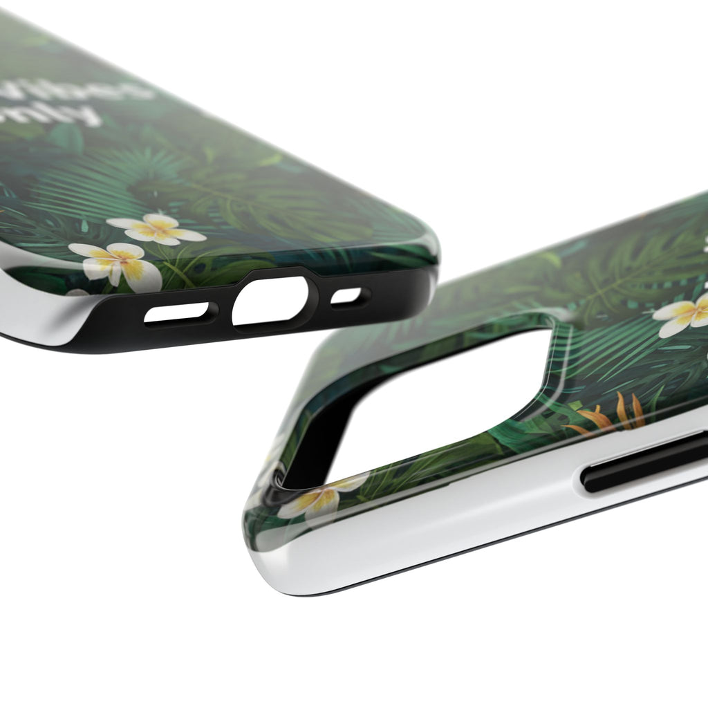 Tropical Leaves Phone Case | Good Vibes Only